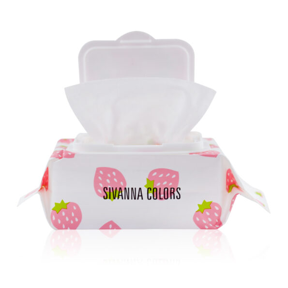 SIVANNA COLORS STRAWBERRY MAKEUP CLEANSING COTTON : HF111