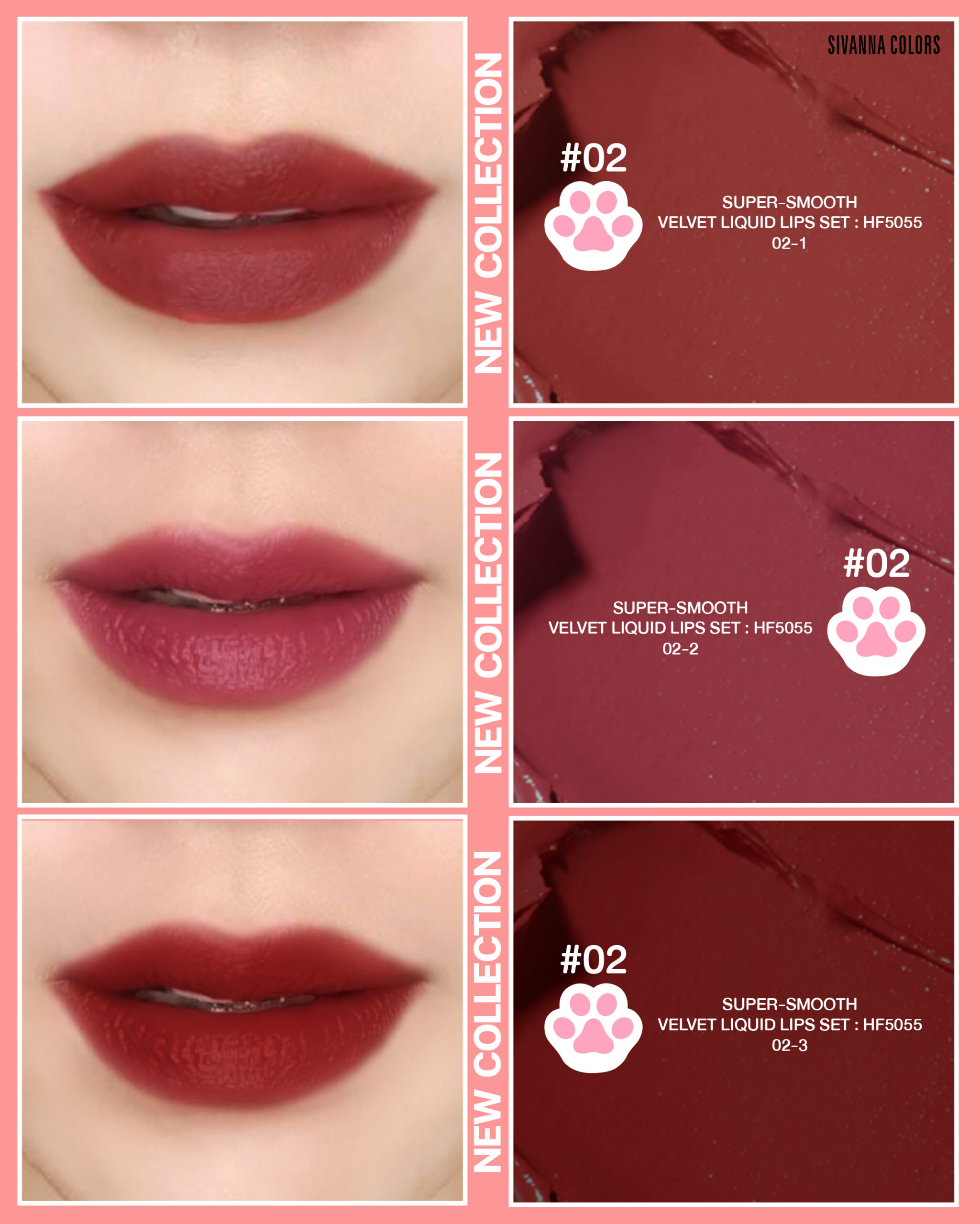 sivanna velvet matte lipstick